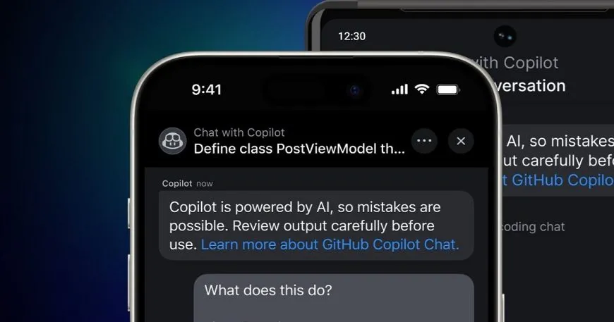 GitHub Copilot Chat тепер доступний на iOS та Android
