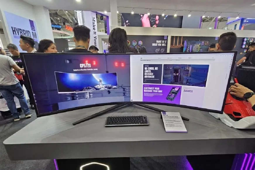 Cooler Master показала 57” вигнутий ігровий монітор VA Mini-LED