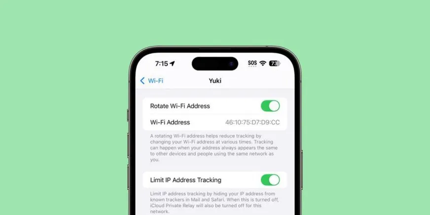 В iOS 18 та macOS 15 з’явилась функція Rotate Wi-Fi Address для обмеження відстеження пристрою