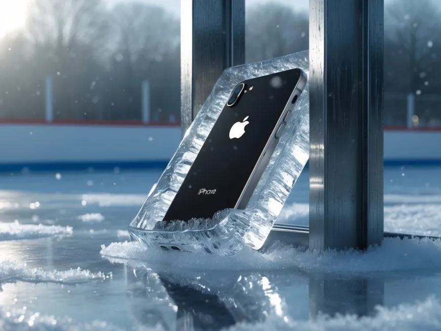 iPhone уцілів після двох місяців в льоду на катку у Великій Британії