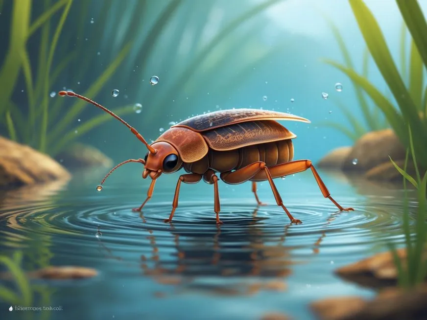 Водяной клоп Micronecta scholtzi – самое громкое животное относительно размера