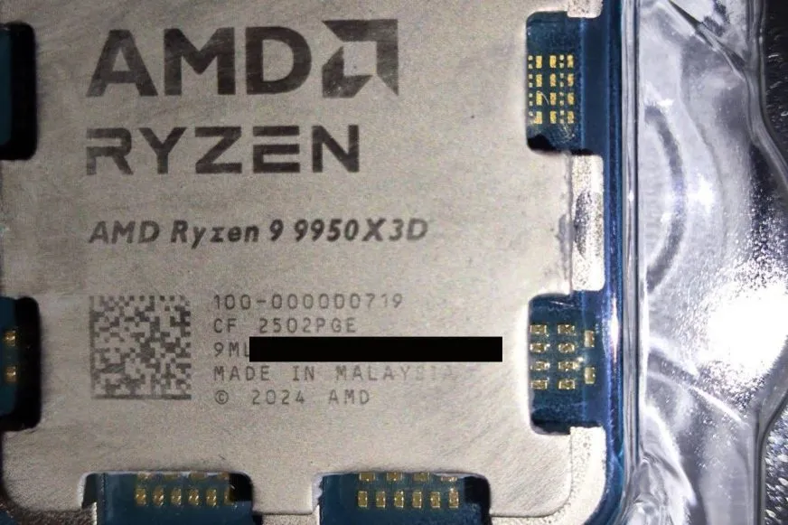 Більше 100 випадків несправності процесорів AMD Ryzen 7 9800X3D та перший Ryzen 9 9950X3D