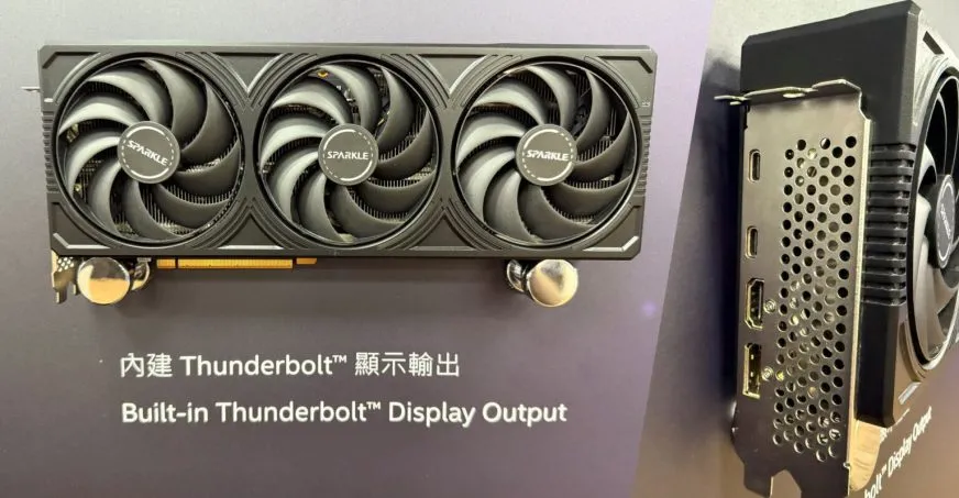 Sparkle презентувала відеокарту з Thunderbolt 5 на Computex 2025