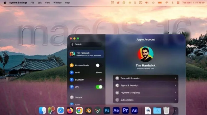 Apple анонсирует масштабный редизайн macOS 16 с новыми функциями