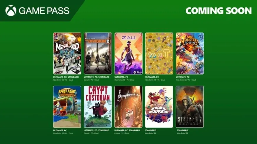 Xbox Game Pass: Головні новинки травня та червня 2025 року