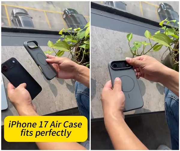 iPhone 17 Air: новый чехол, обновленная камера и MagSafe-пауэрбанк