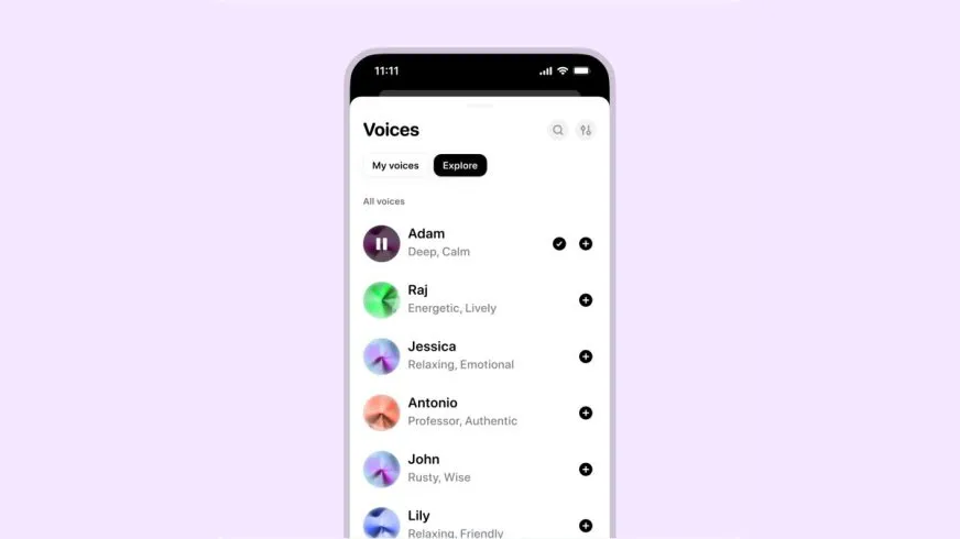 ElevenLabs запустила мобільний додаток для генерації голосу на iOS та Android