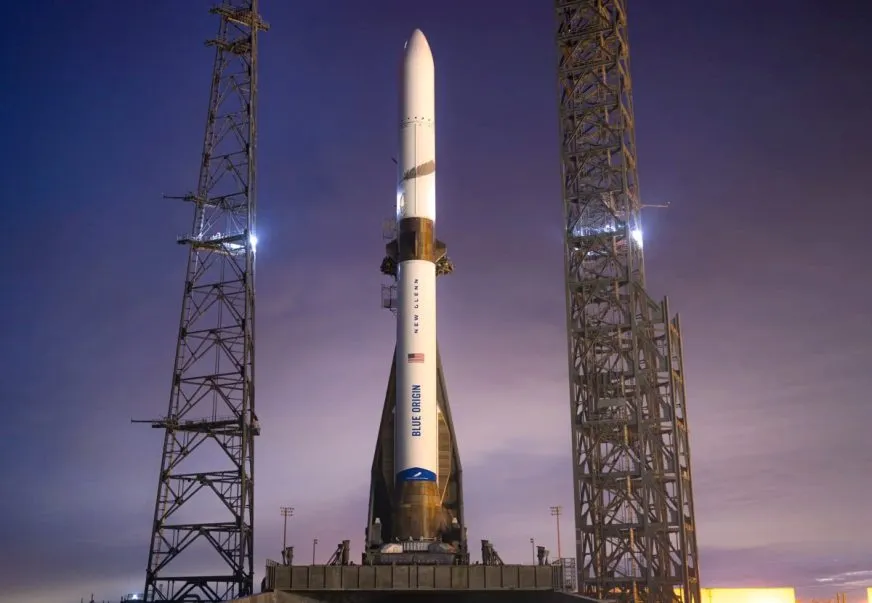 Blue Origin переносит второй запуск ракеты New Glenn на август 2025 года