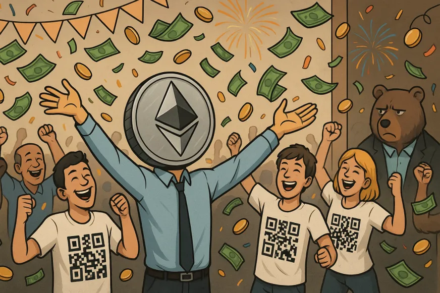 90% адрес Ethereum отримали прибуток уперше з грудня 2024 року