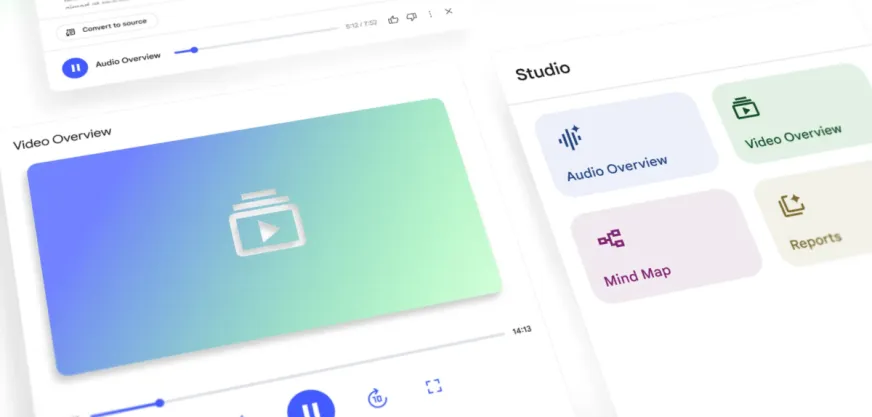 Google NotebookLM внедряет Video Overviews для создания визуальных презентаций