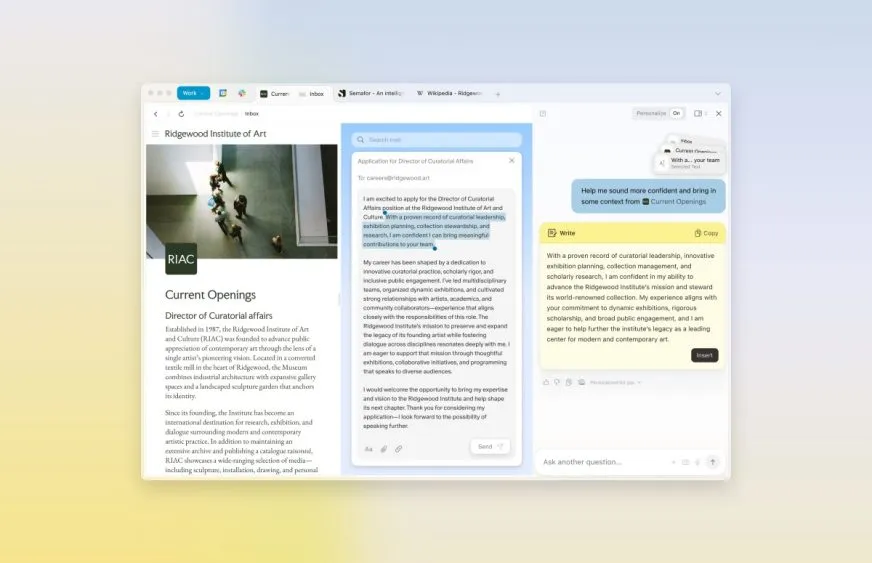 The Browser Company запустила платну підписку на браузер Dia з функціями ШІ