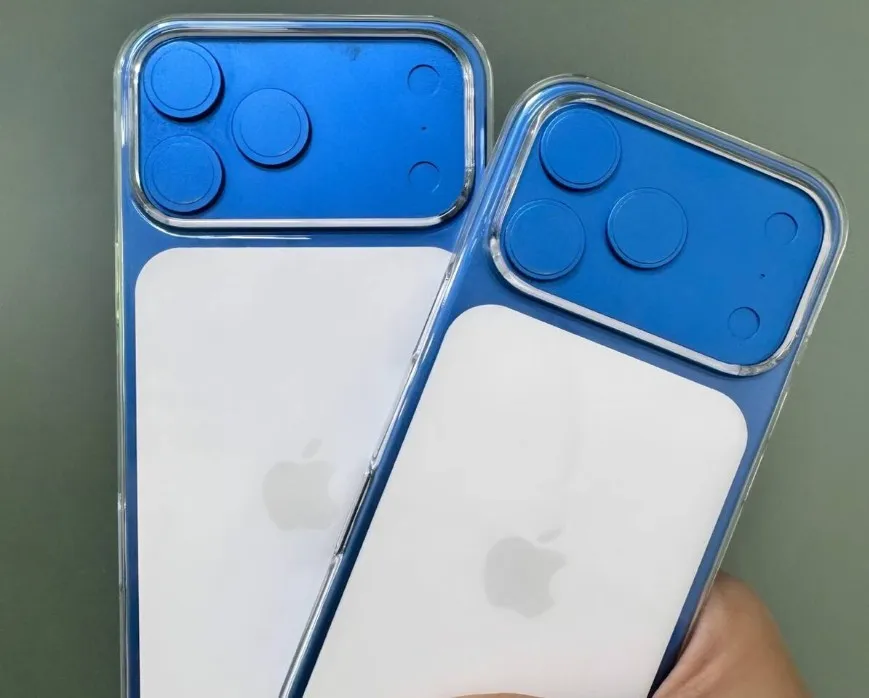 Apple представила чехол Clear Case с белой вставкой для iPhone 17