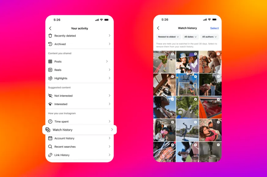 Instagram внедрил историю просмотров Reels: как работает новая функция