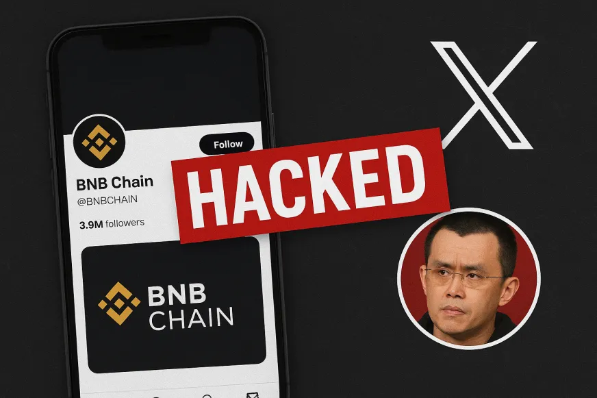 Хакеры взломали аккаунт BNB Chain в X и организовали фишинговую атаку