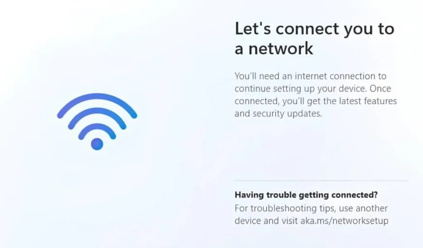 Microsoft требует обязательного подключения к Интернету для установки Windows 11