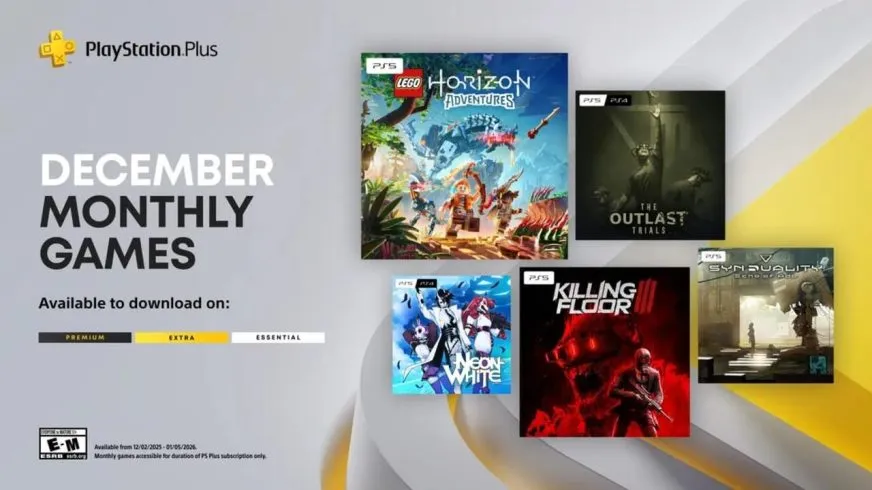 Безкоштовні ігри для PS Plus у грудні 2025: повний перелік та огляд новинок