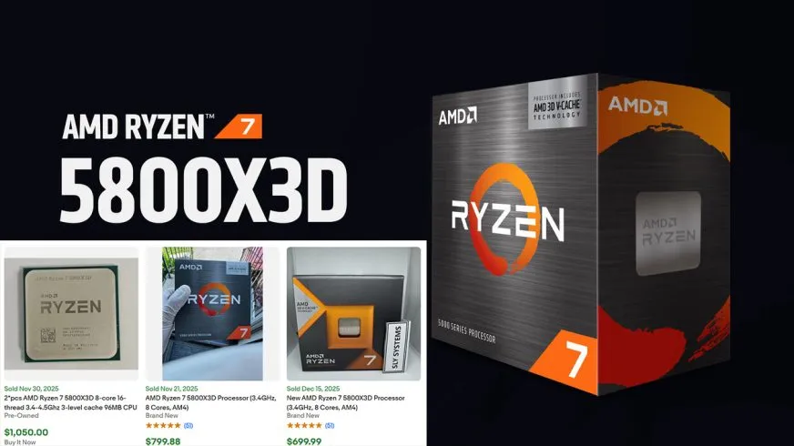 Геймеры призывают AMD вернуть Ryzen 7 5800X3D из-за дефицита и роста цен