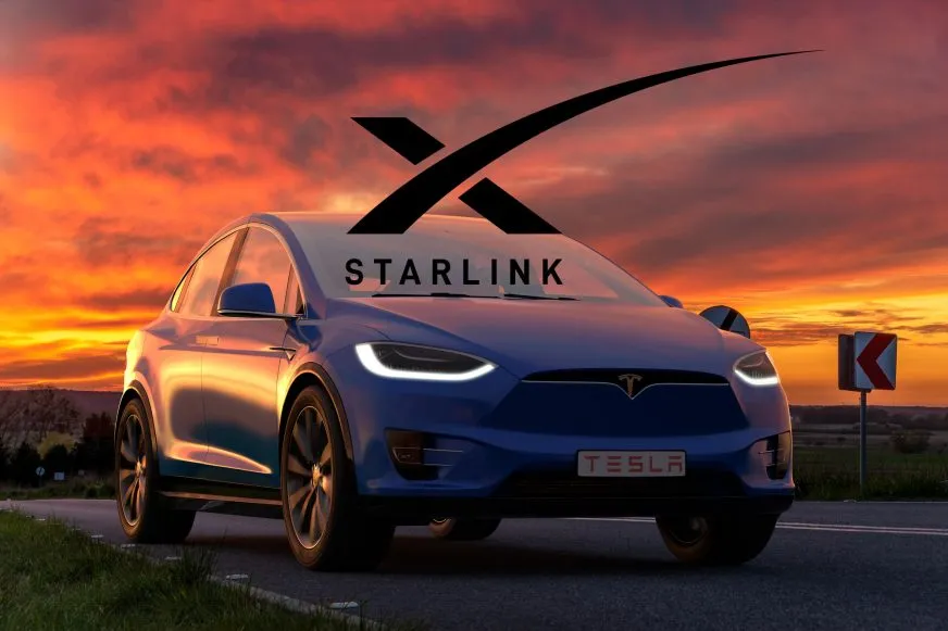 Tesla планирует интегрировать антенну Starlink непосредственно в крышу своих электромобилей