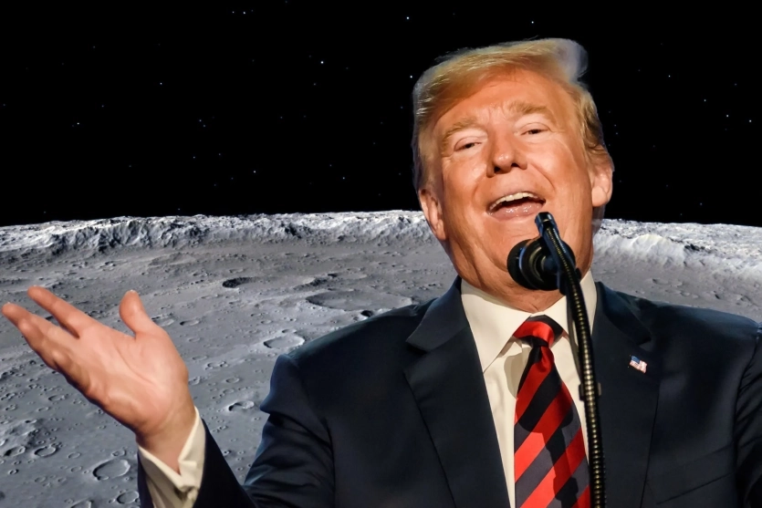 Трамп планирует высадку американцев на Луну в 2028 году и создание базы к 2030