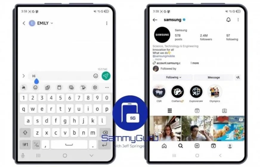 Samsung разрабатывает складной смартфон с 7,6-дюймовым OLED-дисплеем