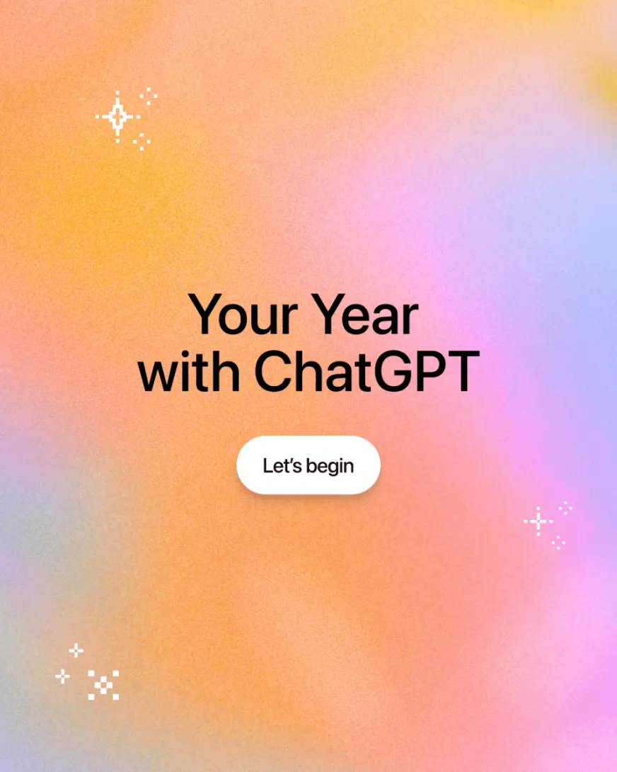 ChatGPT запустил итоги года для пользователей по примеру Spotify Wrapped
