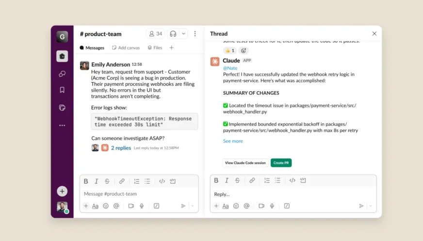 Claude Code интегрируется в Slack: новый этап автоматизации разработки ПО