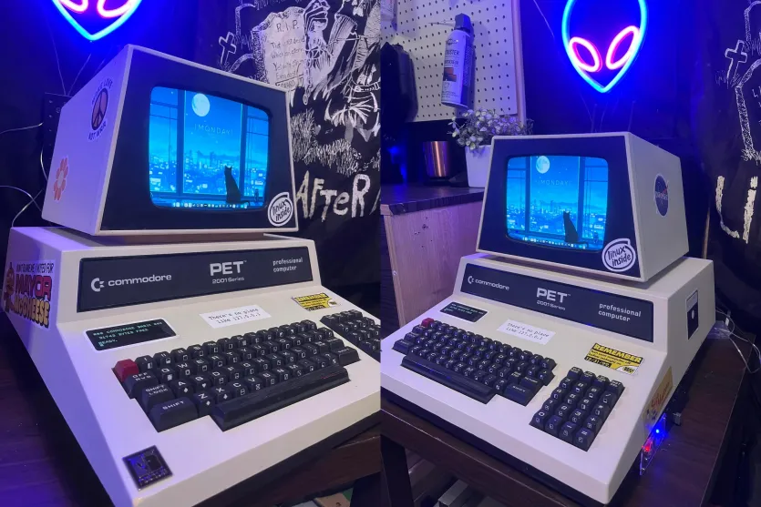 Энтузиаст создал игровой ПК на базе корпуса Commodore PET 2001
