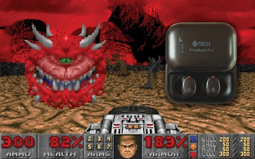 Doom запустили на навушниках PineBuds Pro з відкритим кодом завдяки розгону процесора