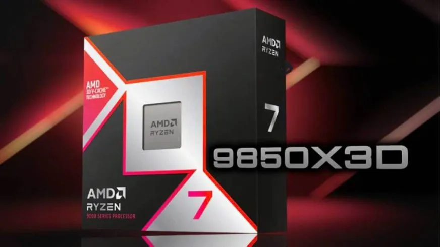 AMD анонсувала ігровий процесор Ryzen 7 9850X3D з підвищеною продуктивністю