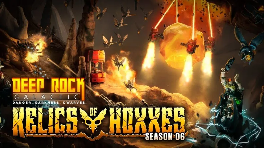 Велике оновлення Deep Rock Galactic: шостий сезон Relics of Hoxxes та новий біом