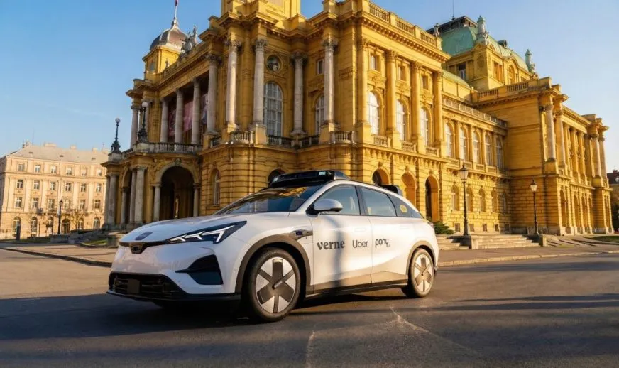 Хорватський стартап Verne і Uber запускають сервіс роботаксі у Європі
