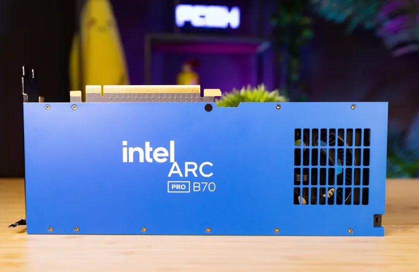 Intel Arc Pro B70 перевершила Radeon RX 9060 XT 16GB у ігрових тестах