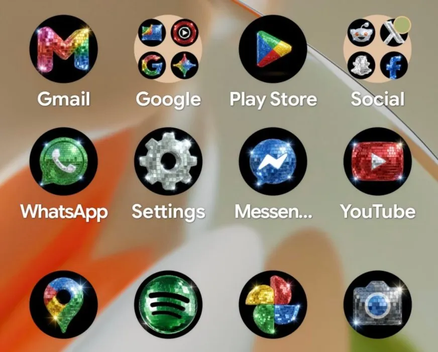 Google представила диско-иконки для Android: новый стиль для пользователей Pixel