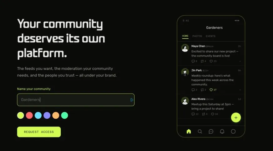 Acorn пропонує альтернативу X Communities для незалежного розвитку спільнот