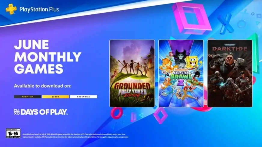 Які ігри безкоштовно отримають користувачі PS Plus у червні 2026 року