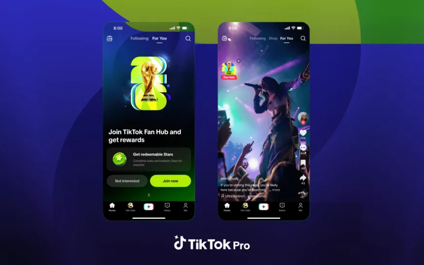 TikTok представила додаток Pro Events для фанатів культурних подій і ЧС-2026